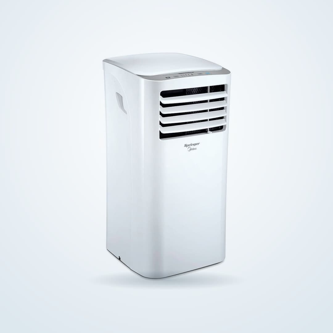 Ar-condicionado portátil Springer Midea, vista lateral